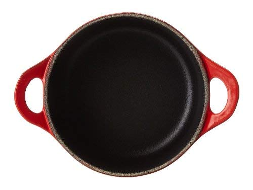 Le Creuset Enameled Cast Iron Mini Cocotte with Lid, 1/3 Quart, Cerise Red - Perfect for Individual Desserts, Side Dishes & Elegant Serving