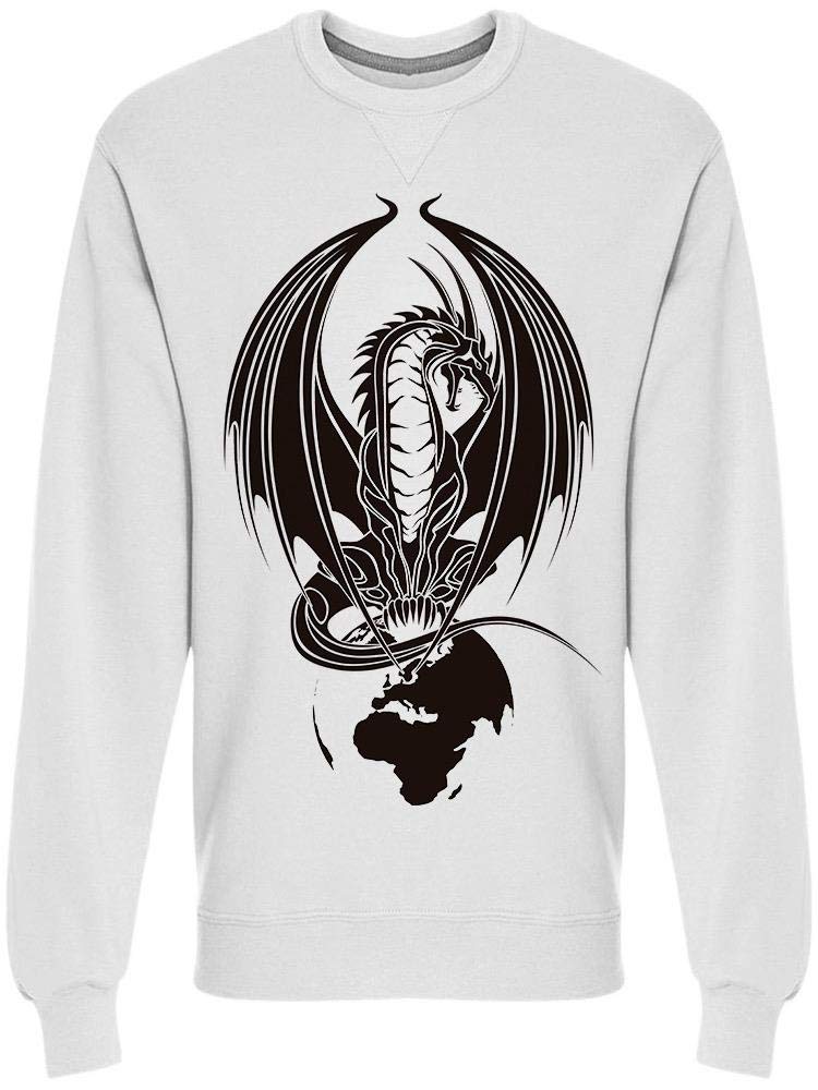 Dragon Tribal Art Sweatshirt for Men - Streetwear & Casual Style