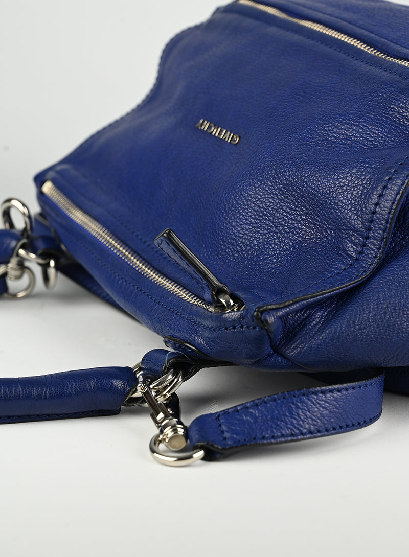 Givenchy Pandora Leather Handbag in Blue - Luxury Crossbody Bag for Women, Perfect for Work, Travel & Evening Events