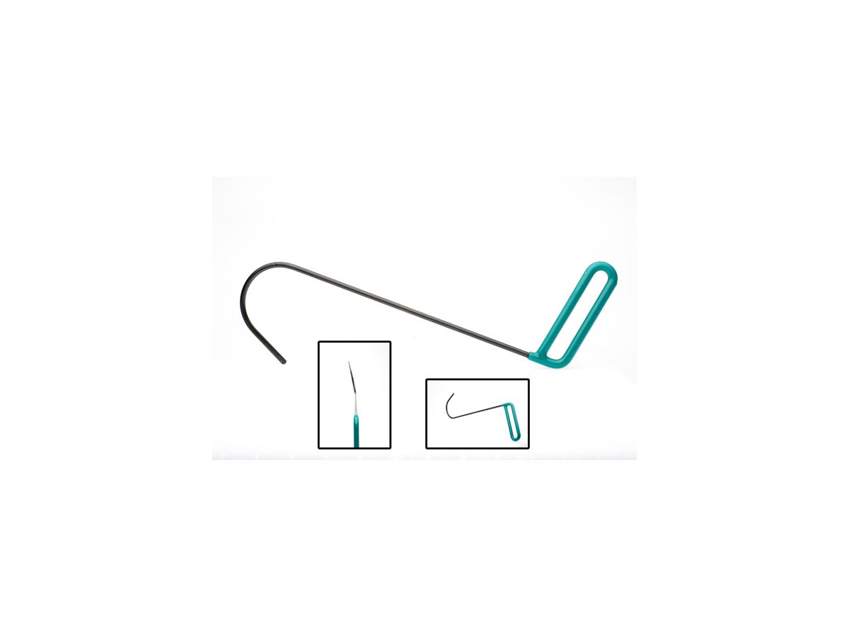 Dentcraft 16 Left Offset Door Hook - 1/4 Inch Diameter - Perfect for Hanging Towels, Robes & Clothes in Bathrooms, Closets & Laundry Rooms