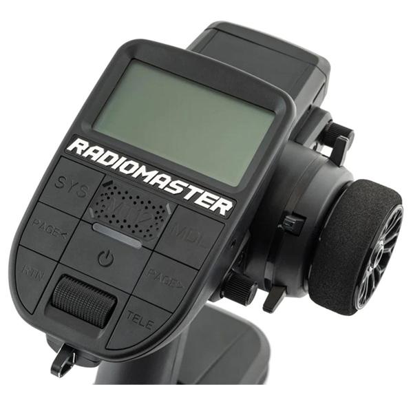 RadioMaster MT12 16CH 2.4GHz RC Radio Controller - Programmable Pistol Grip Transmitter with R85C Receiver for RC Cars, Boats & Drones (4-in-1 Multi-Protocol) | Perfect for Racing, Off-Road & FPV Drone Control