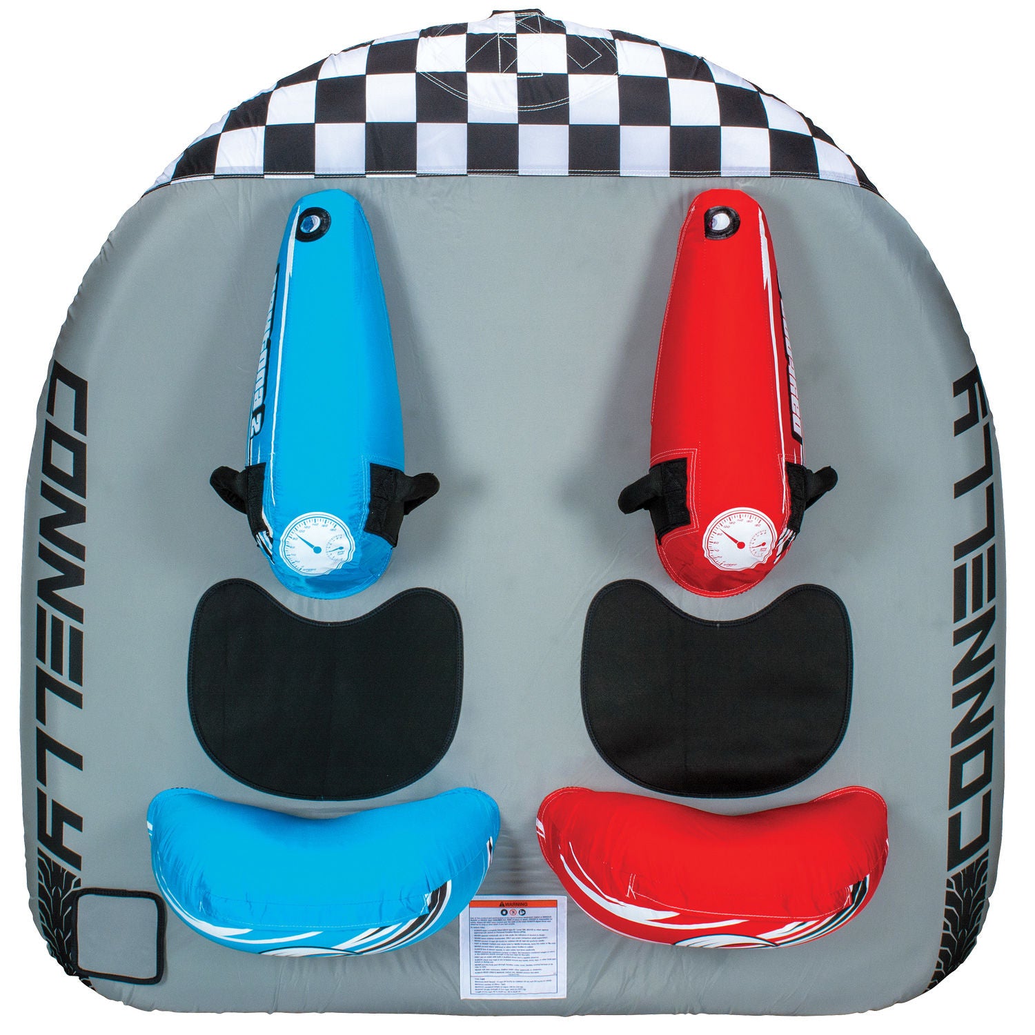 Connelly Daytona 2 Person Towable Tube for Water Sports - 2 Rider Inflatable Tow Tube for Boating, Lake & Beach Fun