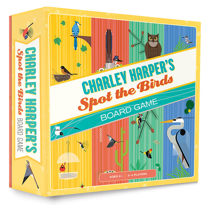 Charley Harper's Spot the Birds Board Game - Fun & Educational Bird Watching Game for Kids & Adults - Perfect for Family Game Night & Classroom Learning