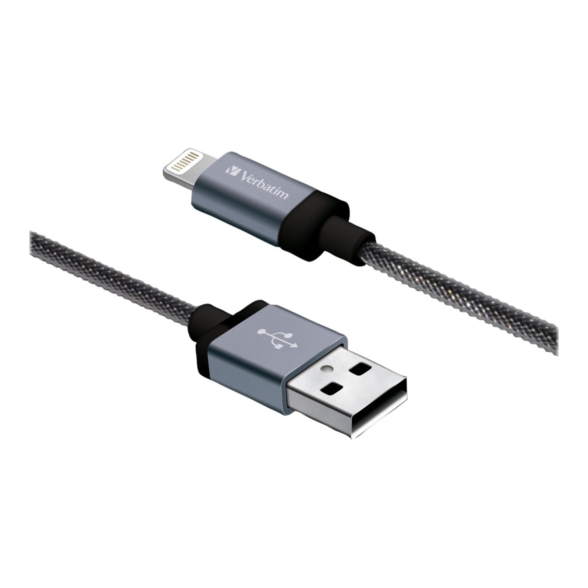 Premium Braided Lightning Cable 11 Inch - Fast Sync & Charge for iPhone, iPad - Durable & Tangle-Free for Home, Office, Travel