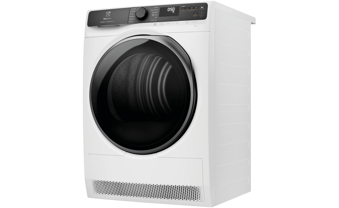 Electrolux 8kg UltimateCare 700 Heat Pump Dryer with 3D Sense Technology - EDH803R7WC - Energy Efficient Laundry Solution for Homes & Apartments