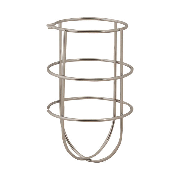 FMP 253 1232 Snap-On Wire Guard for 100 Watt Bulbs - Durable Light Fixture Protection for Workshops, Garages & Industrial Lighting