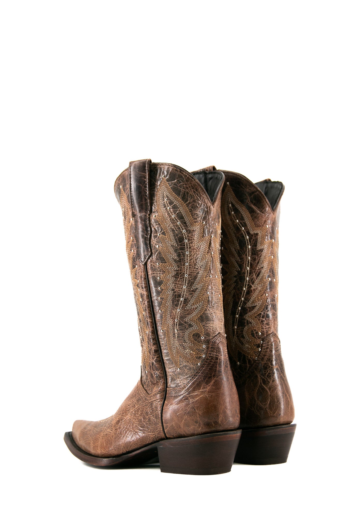 Lucero Snip Toe Cowgirl Boots for Women - Western Style Ankle Boots with Pointed Toe & Leather Upper - Perfect for Country Dancing, Rodeo, and Casual Outfits