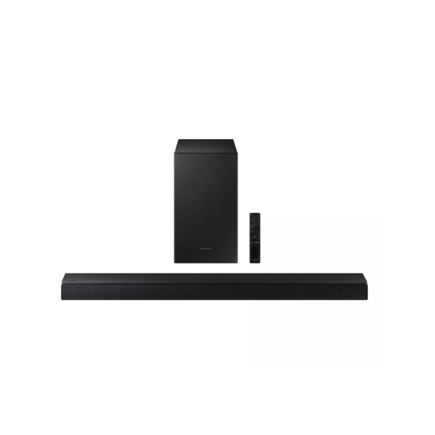 Samsung HW-A50M/ZA 2.1 Channel 290W Soundbar with Wireless Subwoofer - Premium Home Theater Audio for Movies, Music & Gaming (Black)