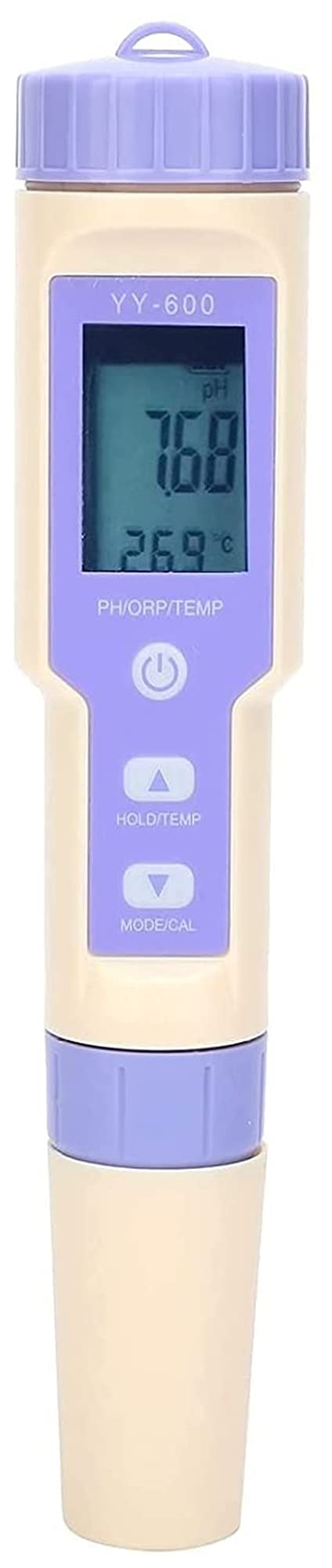 YY-600A 3-in-1 Water Quality Tester - Portable PH/ORP/Temperature Meter for Drinking Water, Aquariums, Pools & Hydroponics | Accurate Water Testing Pen for Home, Lab & Outdoor Use