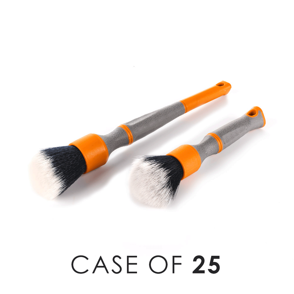 TriGrip Synthetic Detailing Brushes Set - Premium Car Detailing Kit for Interior & Exterior Cleaning - Perfect for Auto Enthusiasts & Professional Detailers