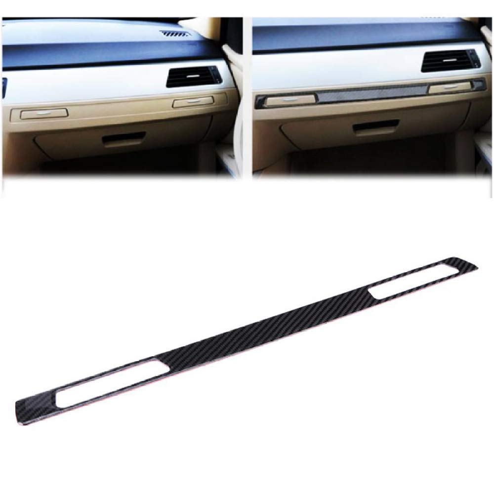 Premium Carbon Fiber Car Cup Holder Trim Frame for BMW E90 E92 E93 (2005-2012) - Interior Sticker Decoration Accessory - Perfect for Road Trips & Daily Commuting