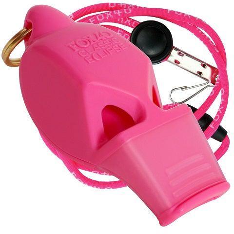 Fox 40 Classic Eclipse Safety Whistle with Lanyard - Loud Emergency Whistle for Sports, Coaching, Lifeguards & Outdoor Activities