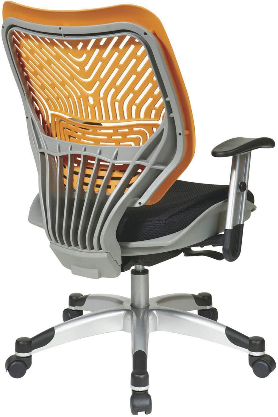 Space Seating® Tang SpaceFlex® Raven Mesh Managers Chair - Ergonomic Office Chair with Adjustable Lumbar Support [86 M35C625R] - Perfect for Home Office, Executive Desks & Conference Rooms
