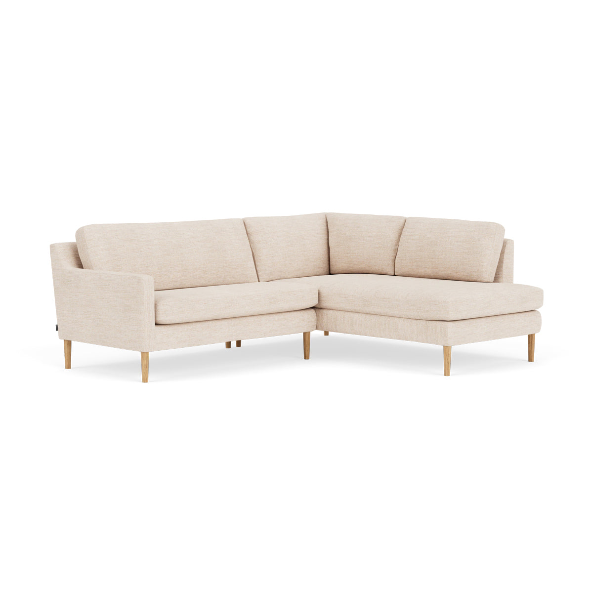 Astha Fabric Right Corner Sofa - Modern L-Shaped Sectional Couch for Living Room, Home Theater & Small Spaces | Comfortable & Stylish Lounge Furniture
