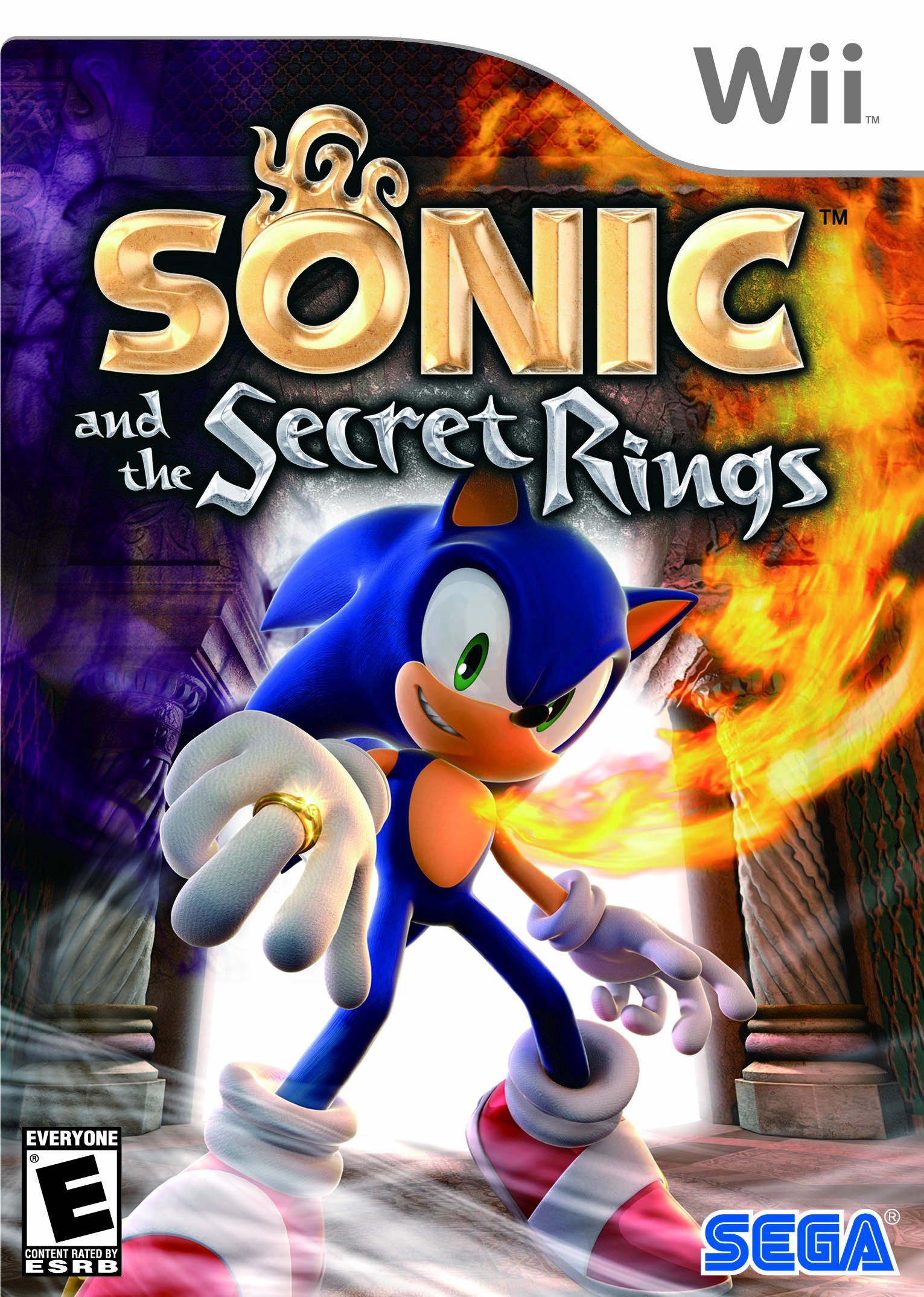 Sonic and the Secret Rings - Nintendo Wii Game - Fast-Paced Adventure for Kids & Adults - Perfect for Family Game Nights & Party Fun