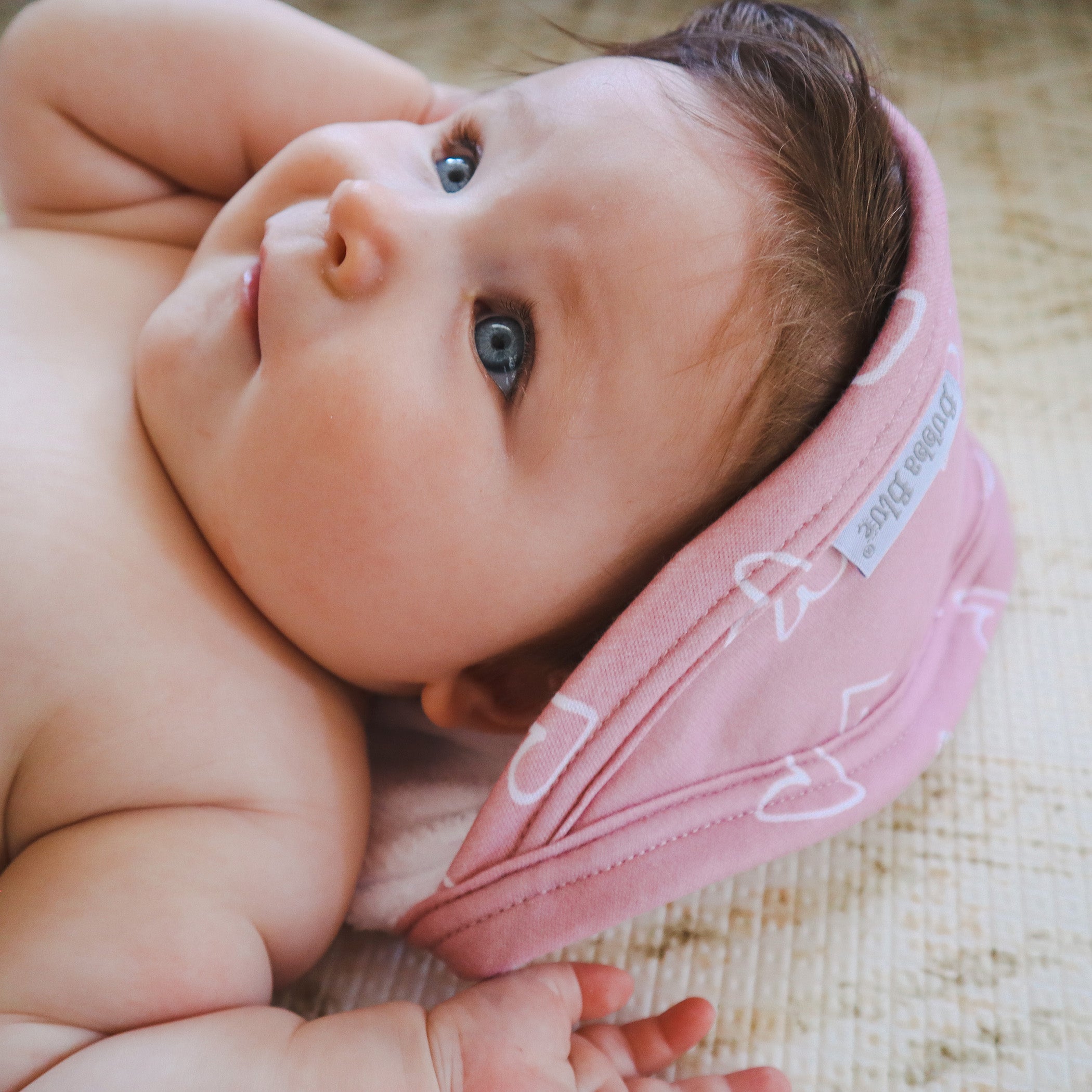 Nordic Style 2-Pack Hooded Towel Set - Dusty Berry & Rose | Soft Absorbent Bath Towels for Babies, Kids & Adults | Perfect for Spa, Beach & Pool Use
