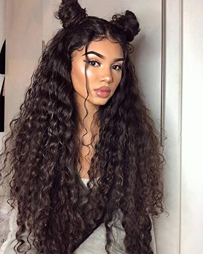 Bella Hair 24inch Deep Wave Virgin Human Hair Bundles - 100% Natural One Donor Brazilian Hair Weave (3 Bundles) for Stunning Curly Hairstyles & Everyday Wear
