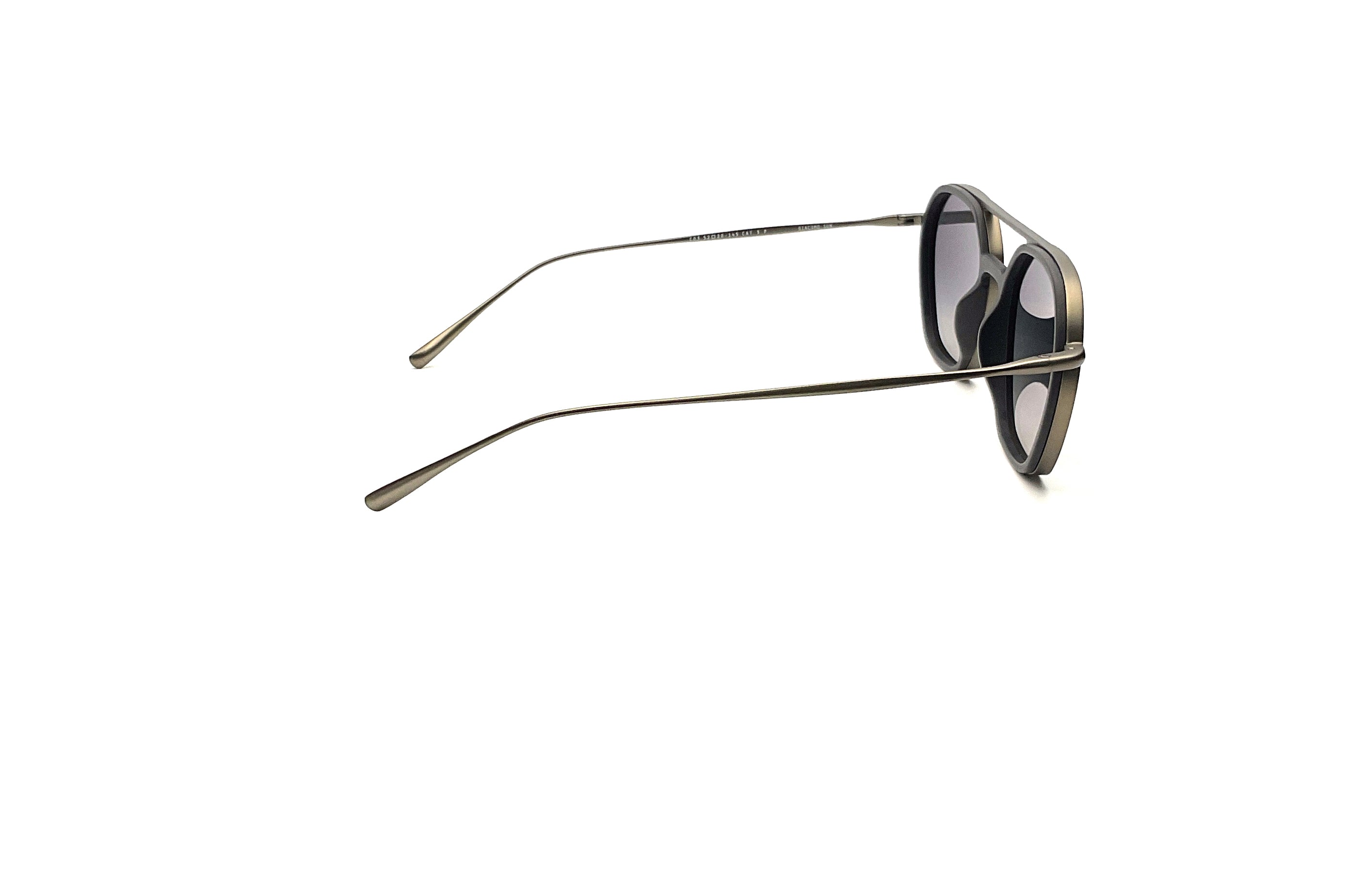 BRETT Eyewear Giacomo Sunglasses - Black/Gunmetal Polarized Aviator Style for Men - Perfect for Driving, Outdoor Sports & Fashion Accessories
