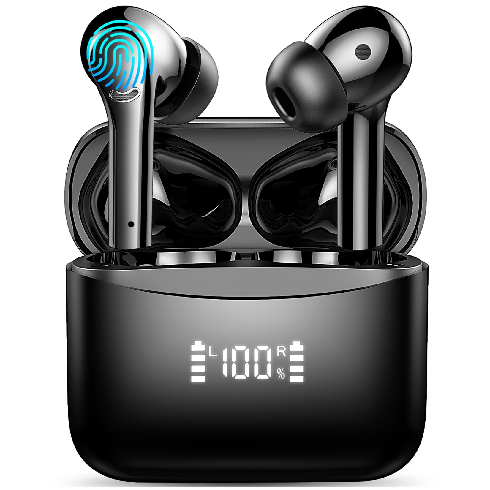 AI Translation Earbuds with Real-Time 144 Language Support | Wireless Bluetooth Translator Headphones for Travel, Business & Learning | 3-in-1 Language Translator Device with Mobile App