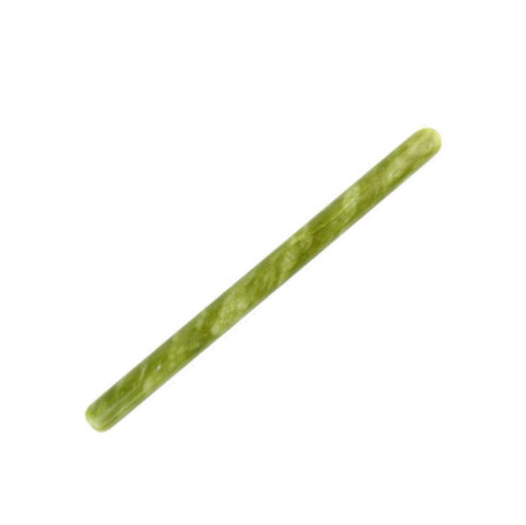 YYCDD Non-Stick Jade Rolling Pin for Baking - 8.3 Inch Dough Roller for Cookies, Bread, Pizza & Pastry Making - Perfect for Home Kitchen & Professional Baker Use