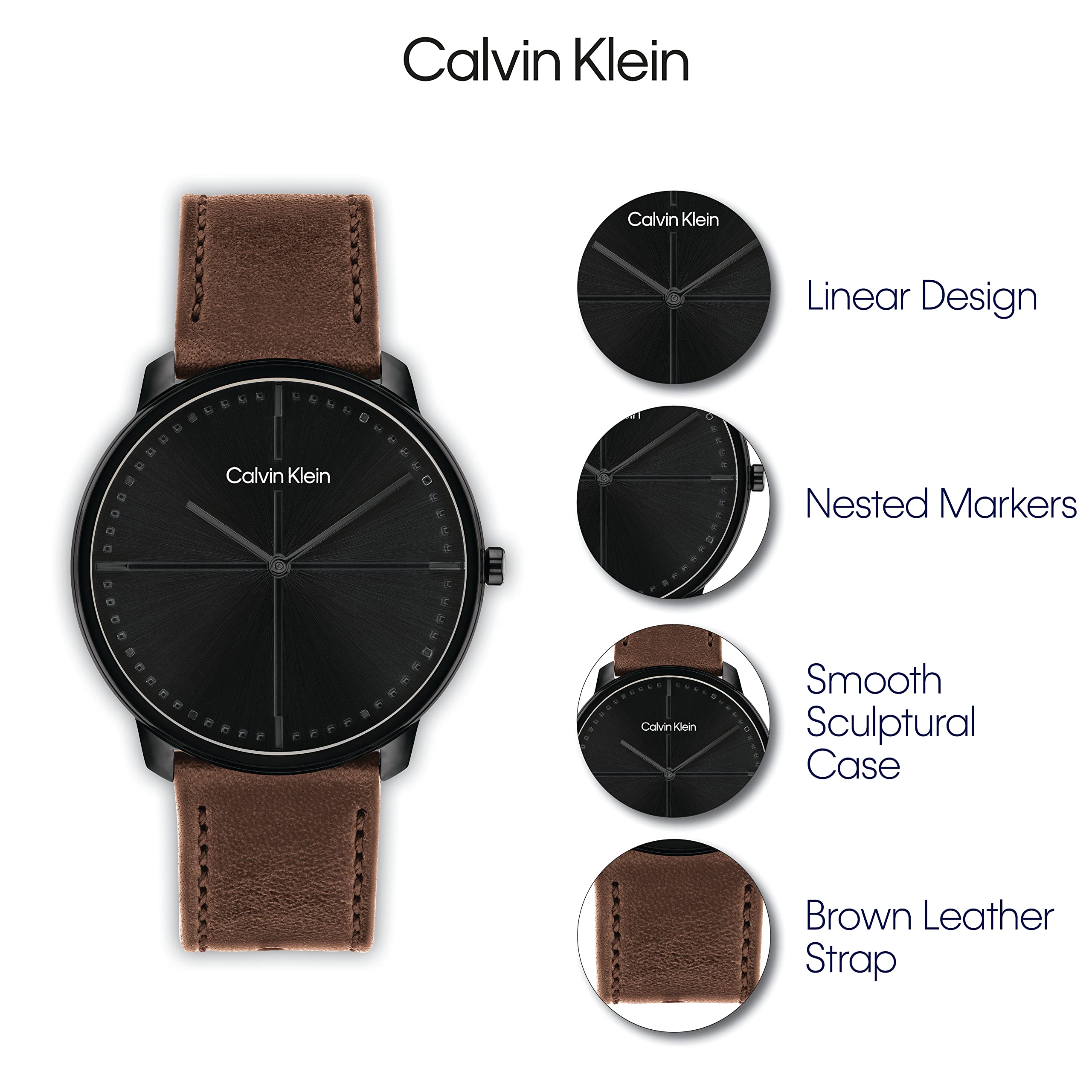 Calvin Klein Unisex Fashion Watch - Stylish & Versatile Timepiece for Men & Women | Perfect for Casual, Office & Special Occasions