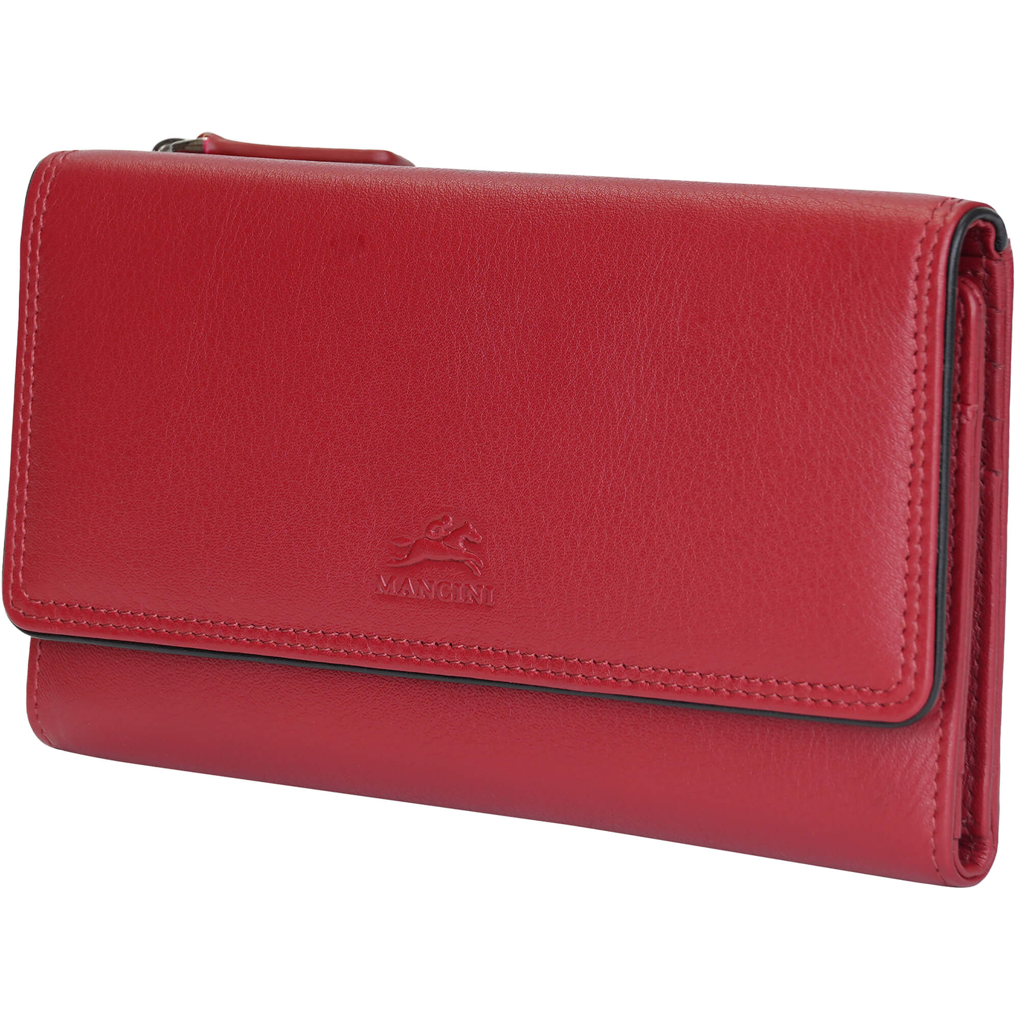 Mancini Sonoma Women's Medium RFID Blocking Clutch Wallet - Stylish & Secure for Everyday Use, Travel, and Shopping