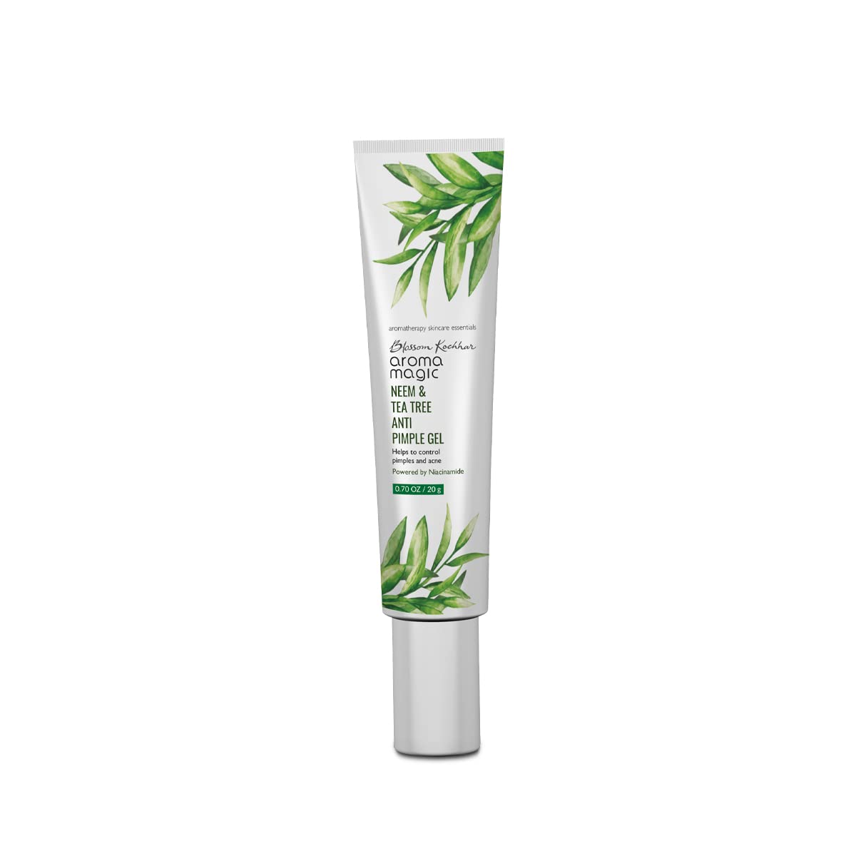 Aroma Magic Neem & Tea Tree Face Wash (50ml) + Anti-Pimple Gel (20g) Combo Pack | Powered by Niacinamide | Acne Treatment for Clear Skin | Perfect for Daily Skincare Routine & Travel