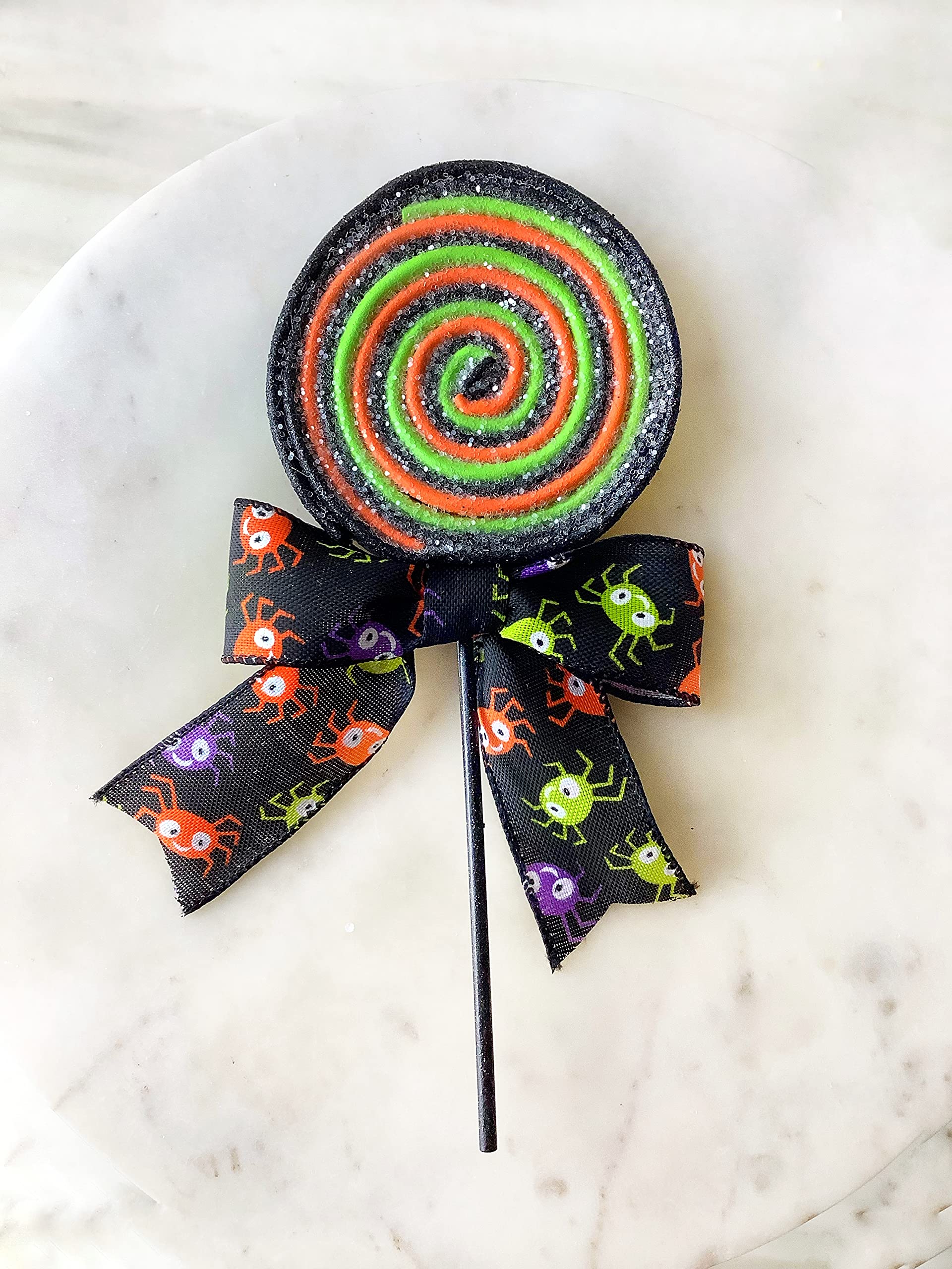 Halloween Fake Candy Decorations - Faux Lollipops, Cake Pops & Candy Wreath Attachments for Spooky Party Decor | Scary Wreath Embellishments for Halloween Door & Home Decorations