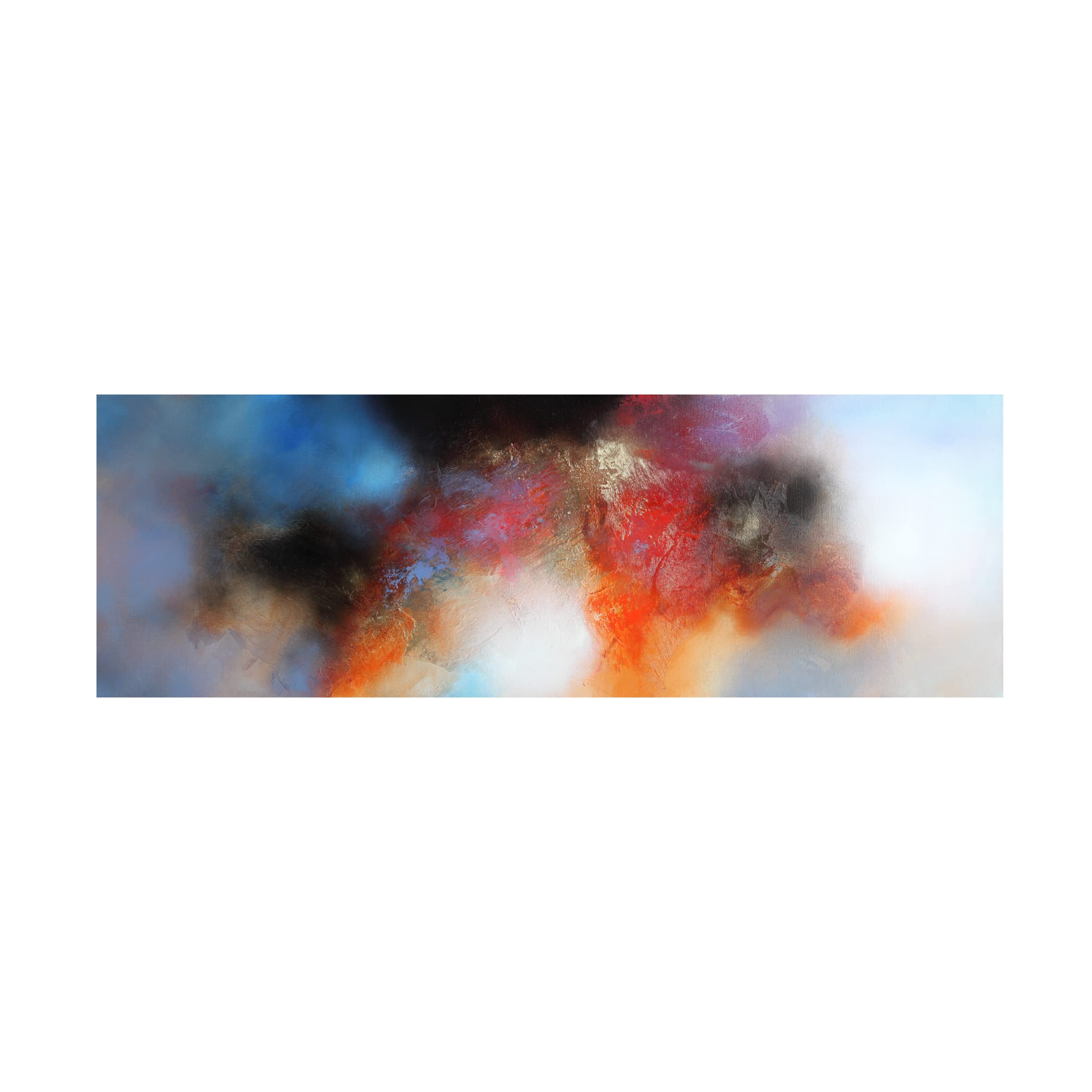 Trademark Fine Art 'A New Day' Canvas Wall Art Print by Eelco Maan - Modern Abstract Painting for Living Room, Bedroom & Office Decor
