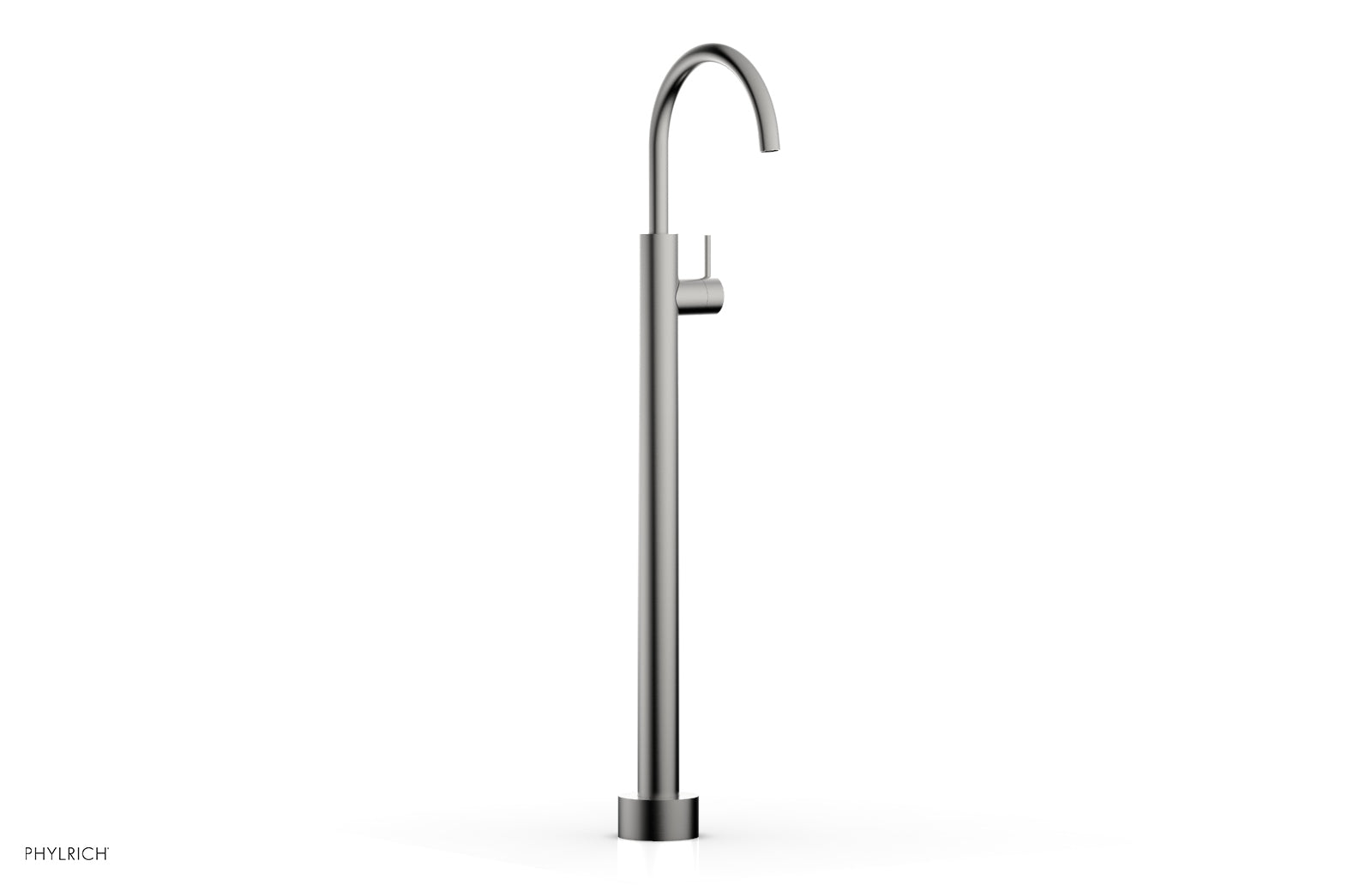 BASIC II Tall Floor Mount Tub Filler with Lever Handle - Model 230 45 02 - Perfect for Modern Bathroom Renovations and Spa-Like Bathtub Installations