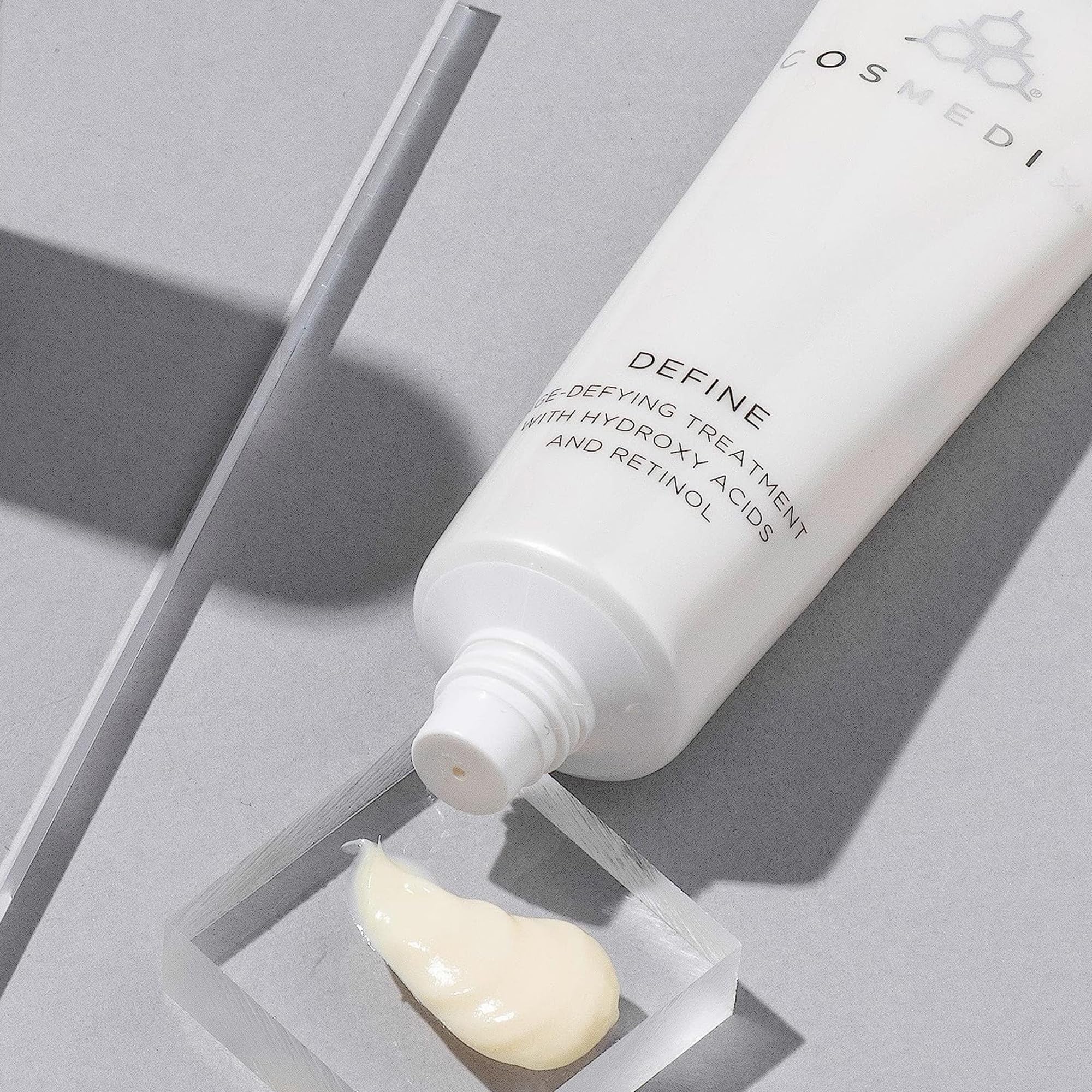 Cosmedix Define Anti-Aging Treatment with Hydroxy Acids & Retinol - 1.5 oz Facial Serum for Wrinkles & Fine Lines - Perfect for Nighttime Skincare Routine