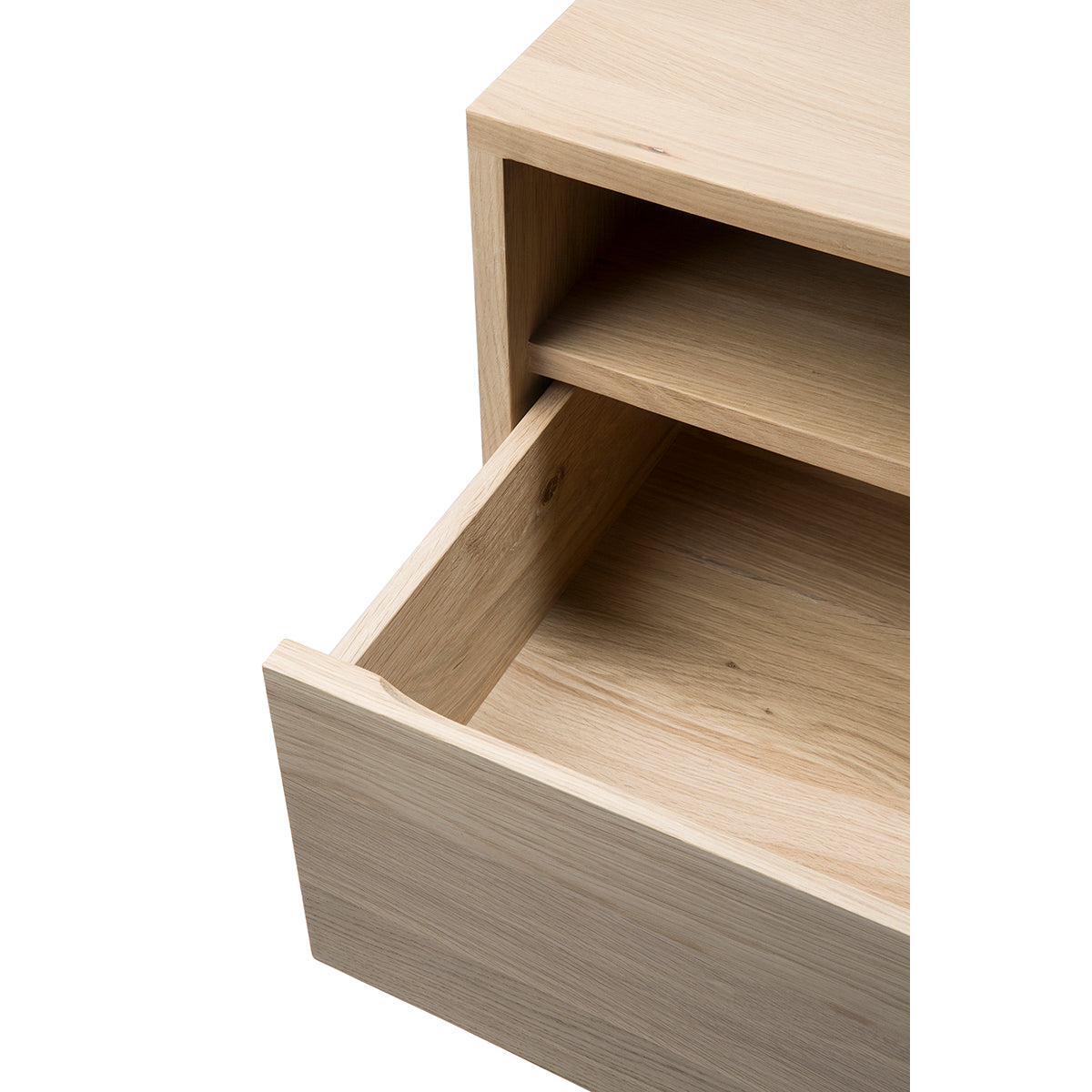 Modern 3 Door TV Stand with Storage - Ligna Solid Wood Entertainment Center for Living Room, Bedroom & Home Theater