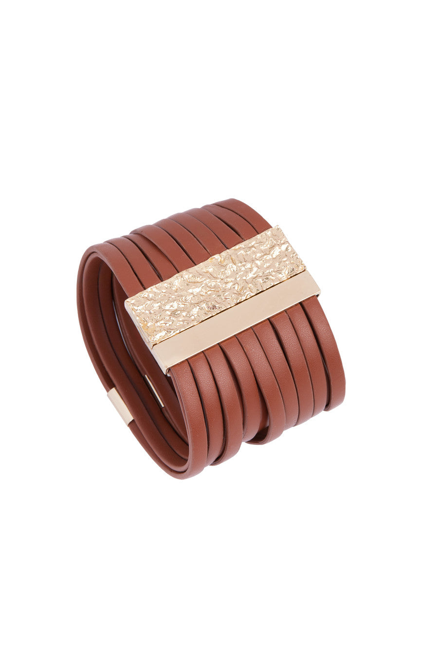 Eco-Friendly Multi Strand Vegan Leather Bracelet for Women - Stylish Boho Accessory for Everyday Wear & Casual Outfits