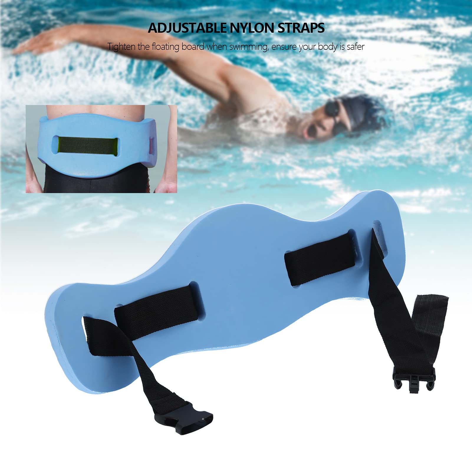 **Swim Floating Belt for Water Aerobics – Foam Flotation Aid for Low Impact Pool Workouts & Physical Therapy – Ideal for Aqua Fitness, Swim Training, and Rehabilitation**