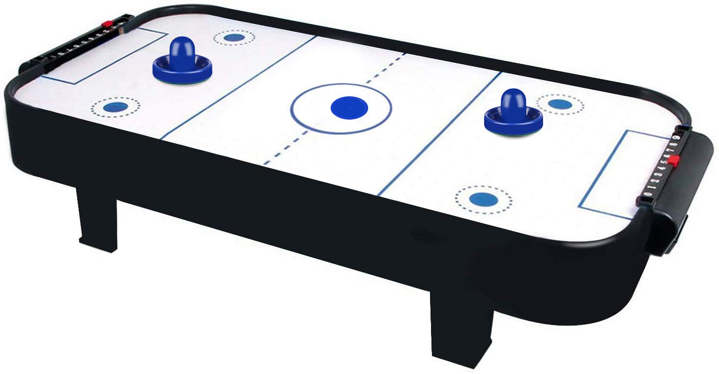 Air Hockey Paddles & Pucks Set - 4 Strikers & 4 Pucks for Game Tables - Perfect for Family Game Nights