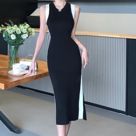 Juniper Elegant Knit Midi Dress for Women | Soft Stretchy Comfortable Casual & Office Wear | Perfect for Date Night, Work, and Special Occasions