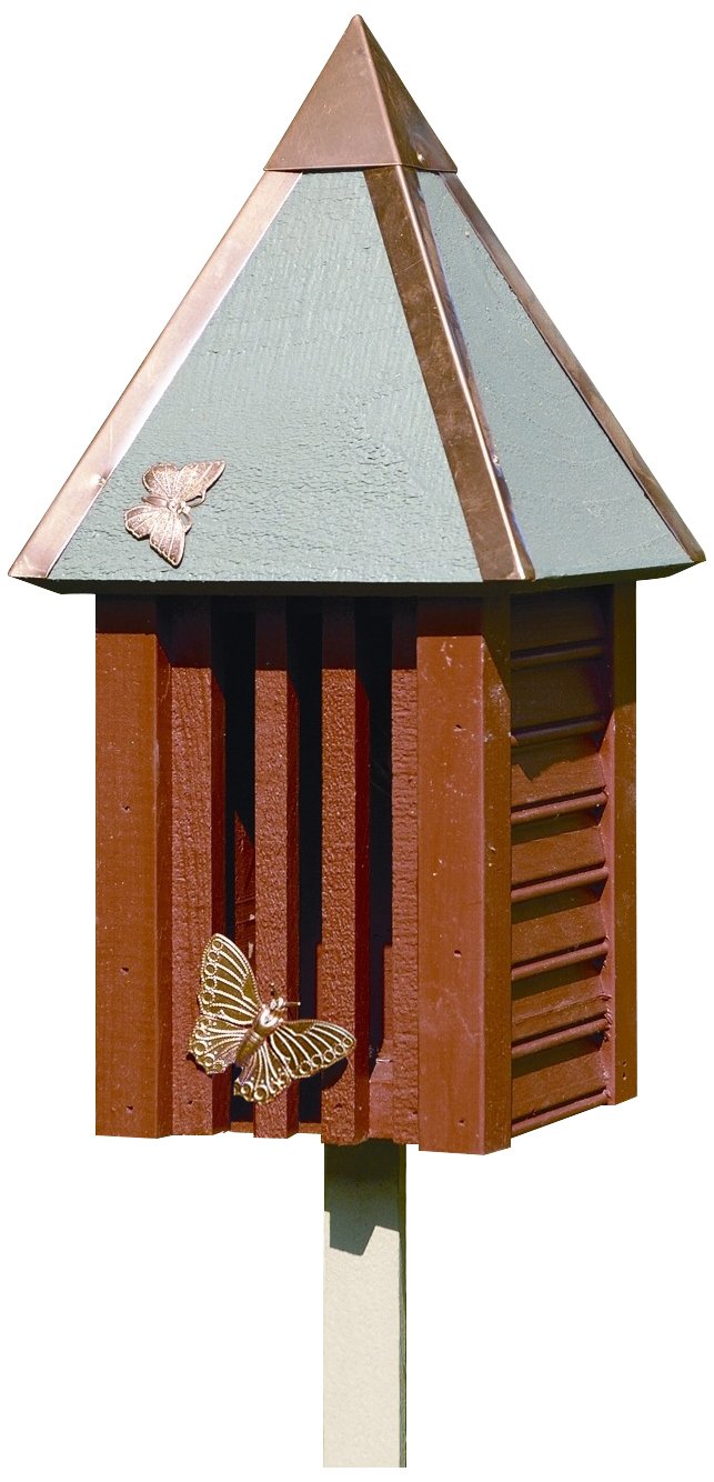 Heartwood 095C Flutterbye Butterfly House - Attract & Protect Butterflies in Your Garden - Perfect for Outdoor Decoration & Wildlife Habitat