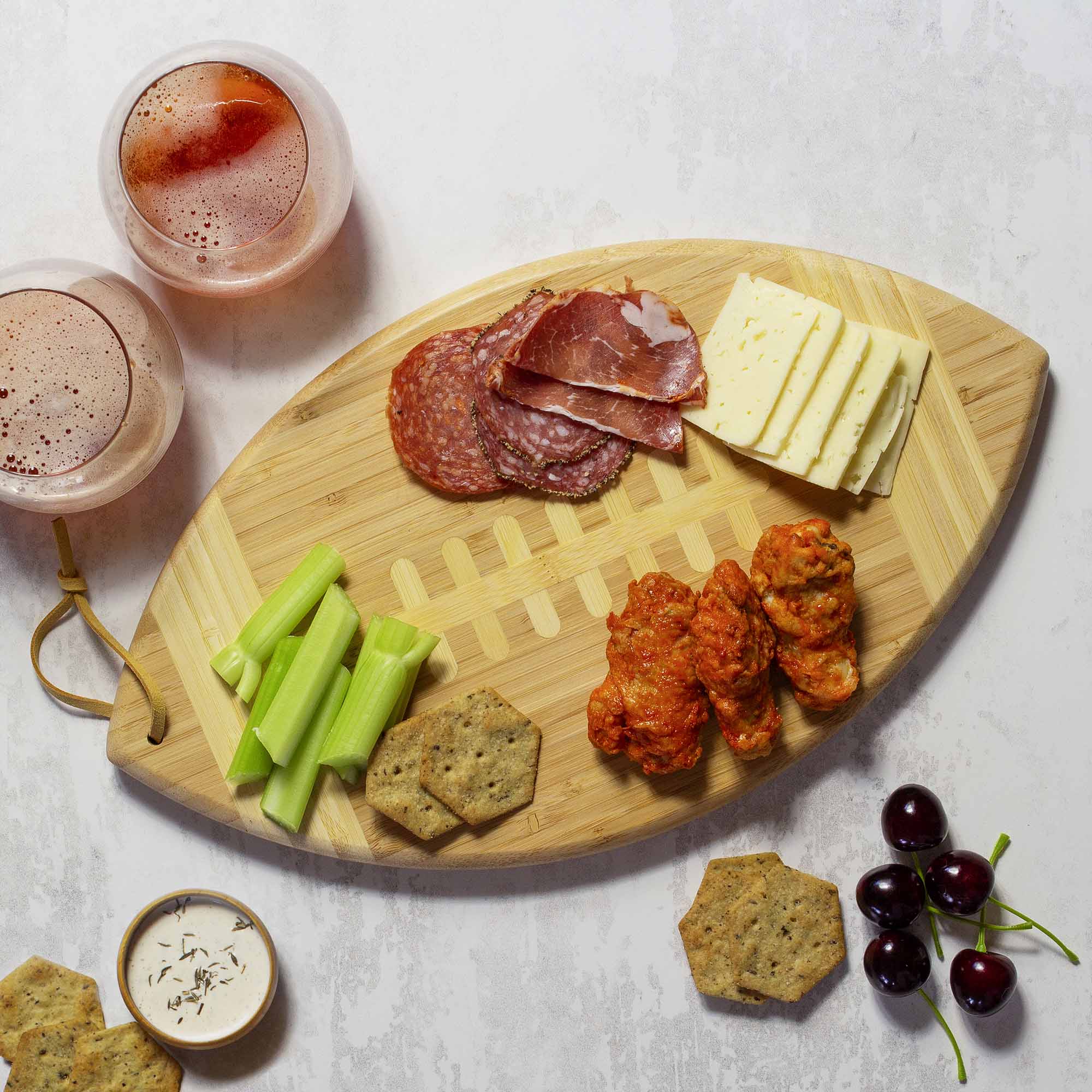 Football Shaped Cutting Board - 15