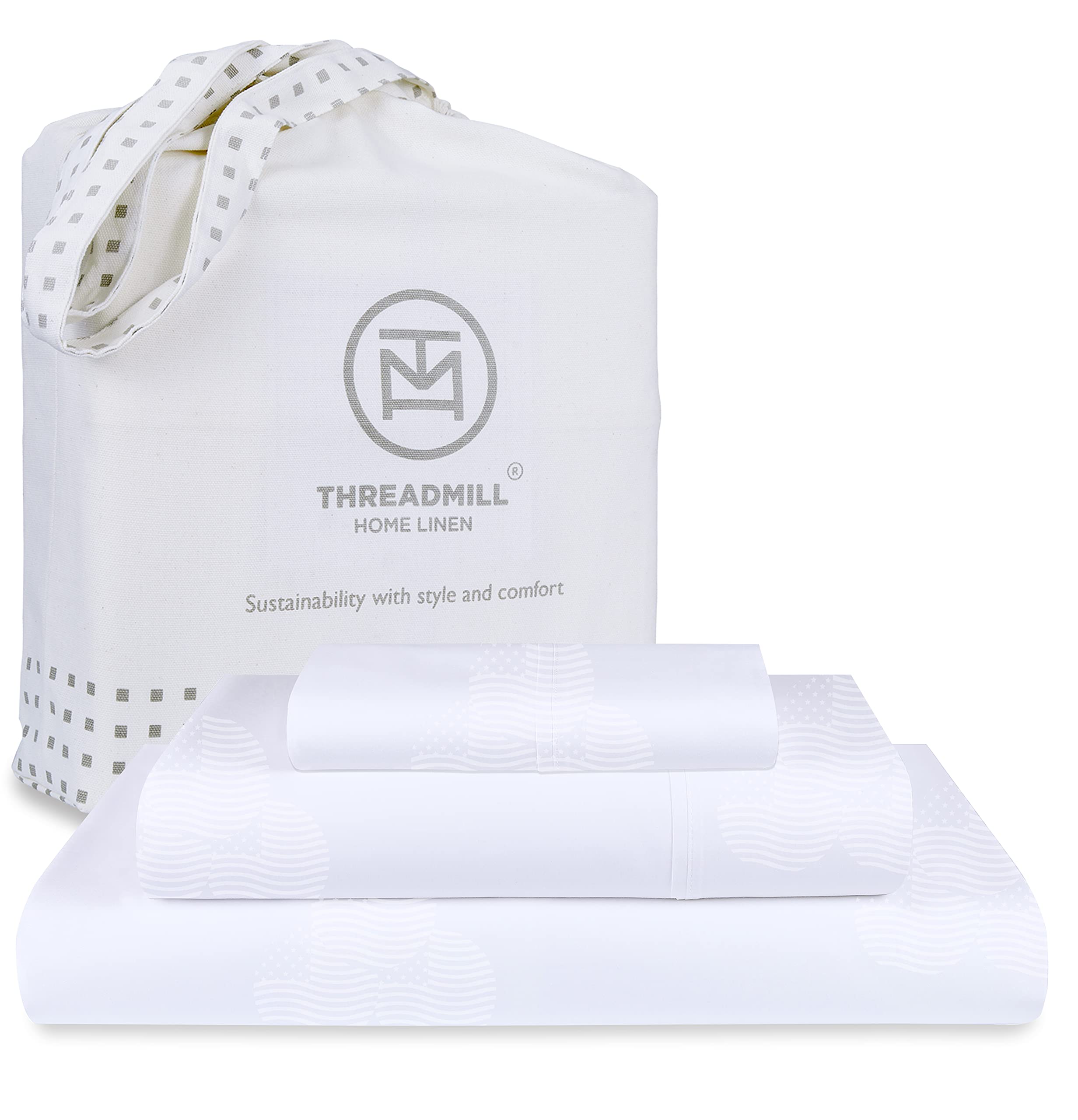 Premium 100% Cotton Twin Sheet Set - Soft Breathable 3-Piece Cooling Bed Sheets with 16