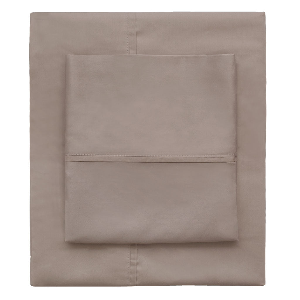 Premium 400 Thread Count Hazelnut Flat Sheet - Soft & Breathable Bedding for Ultimate Comfort - Perfect for Master Bedrooms, Guest Rooms & Cozy Nights