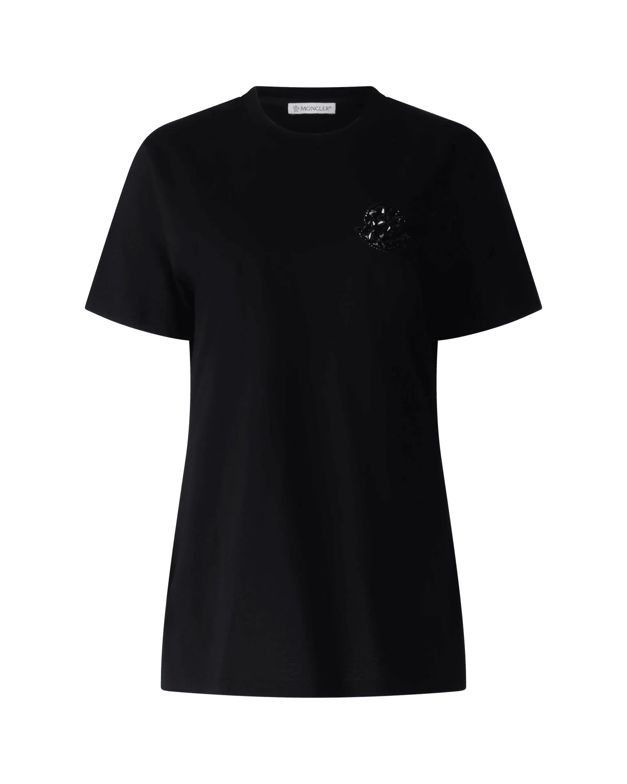 Embellished Black Logo T-Shirt for Men & Women | Stylish Casual & Streetwear Fashion | Perfect for Everyday Wear, Outings & Gifting