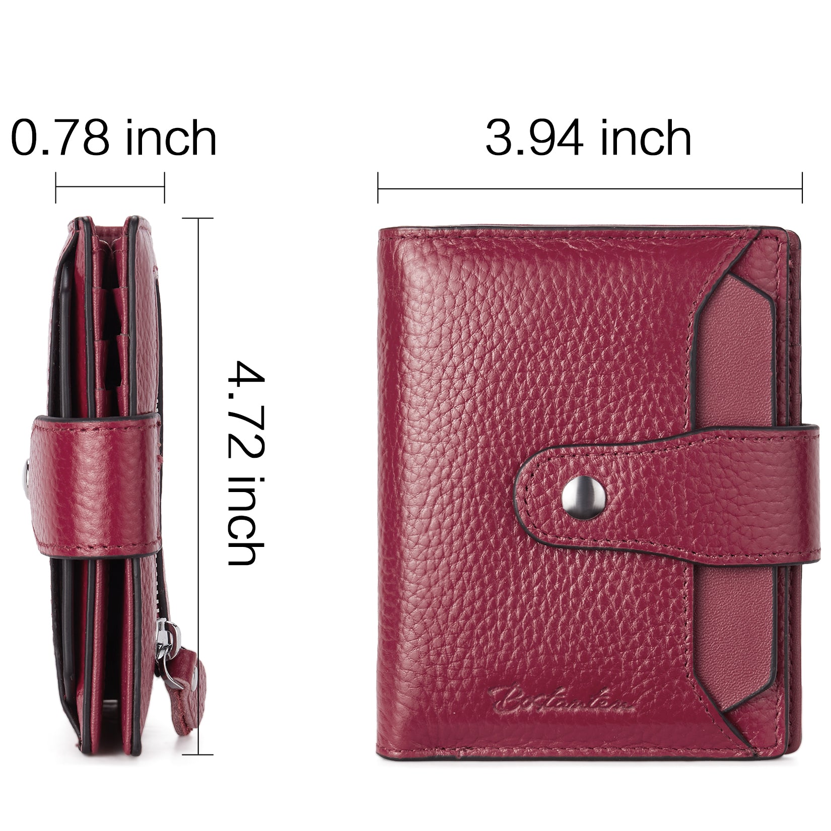 Handcrafted Genuine Leather Wallet for Men & Women - Premium Hand Tooled Bifold Wallet - Perfect for Everyday Use, Travel & Gifts