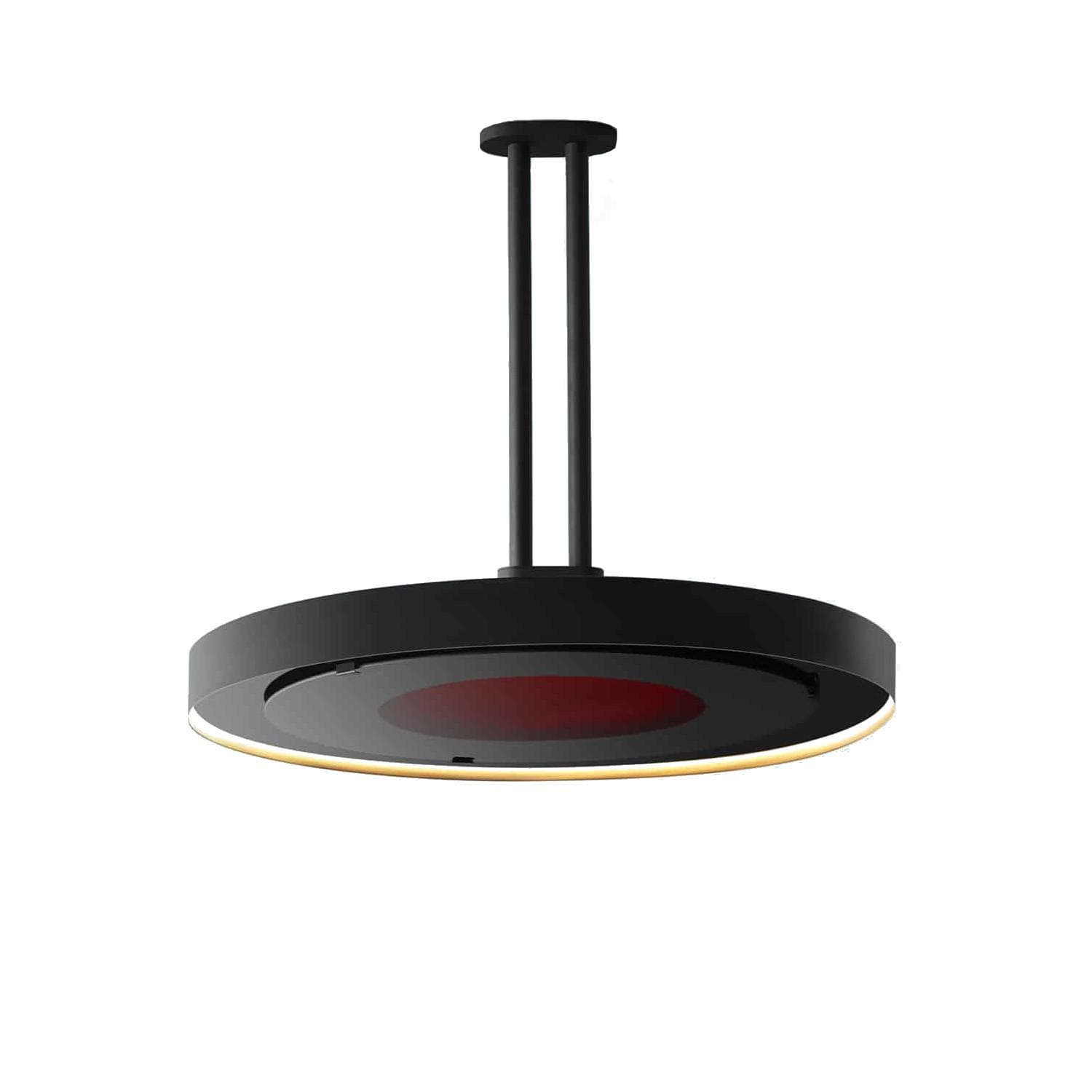 Bromic Heating ECLIPSE ELECTRIC 24 Twin Straight Ceiling Pole - Outdoor Patio Heater for Restaurants, Backyards & Commercial Spaces