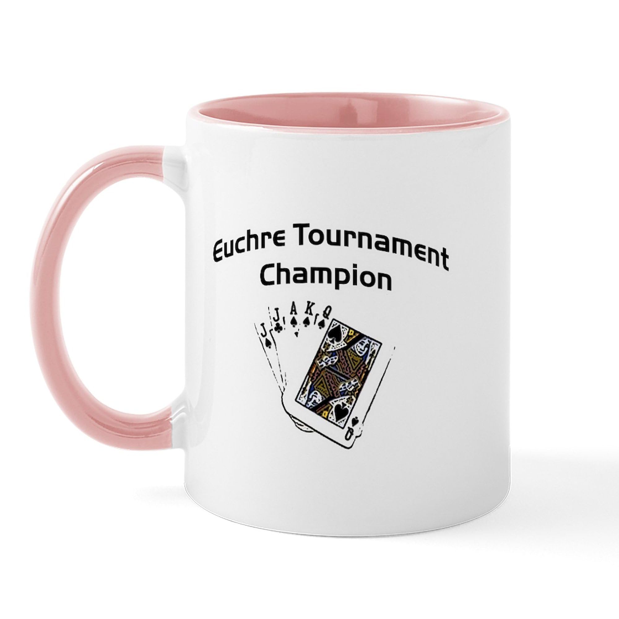 Euchre Tournament Ceramic Coffee Mug - 11 oz (325 ml) by CafePress - Perfect for Game Nights, Office Use & Gifts