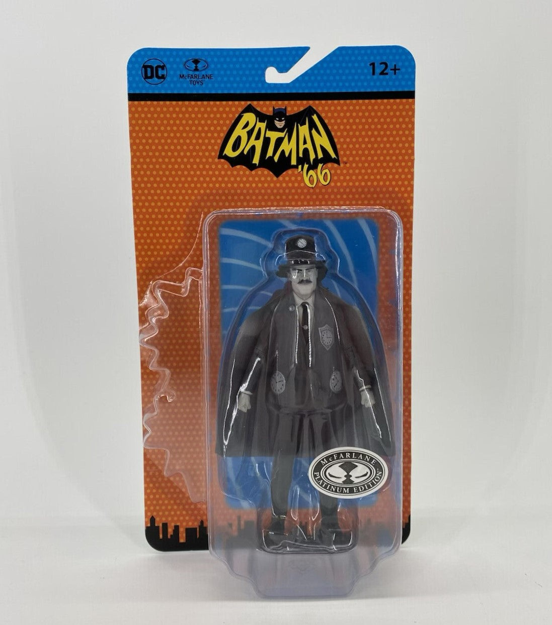 Batman Classic TV Series Retro Comic Clock King Platinum Edition Action Figure by McFarlane - Perfect for DC Collectors, Home Decor & Superhero Display