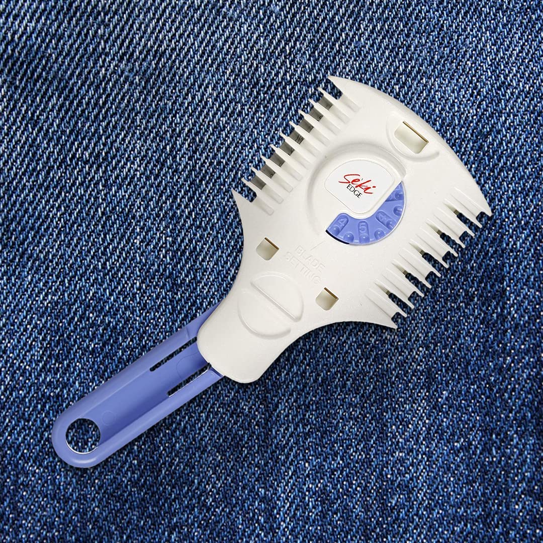 Professional Seki Edge Haircutting & Styling Razor Comb - Sharp Stainless Steel Barber Tool for Precise Haircuts, Trimming & Styling - Perfect for Home Haircuts, Salon Use & Beard Grooming