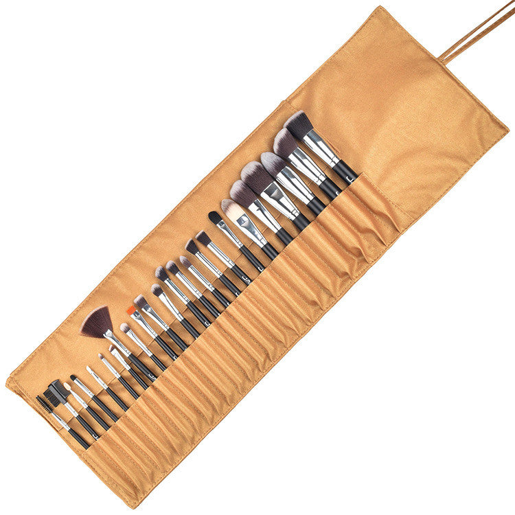 24-Piece Professional Makeup Brush Set for Flawless Face & Eye Application - Perfect for Beginners & Professionals, Home & Travel Use