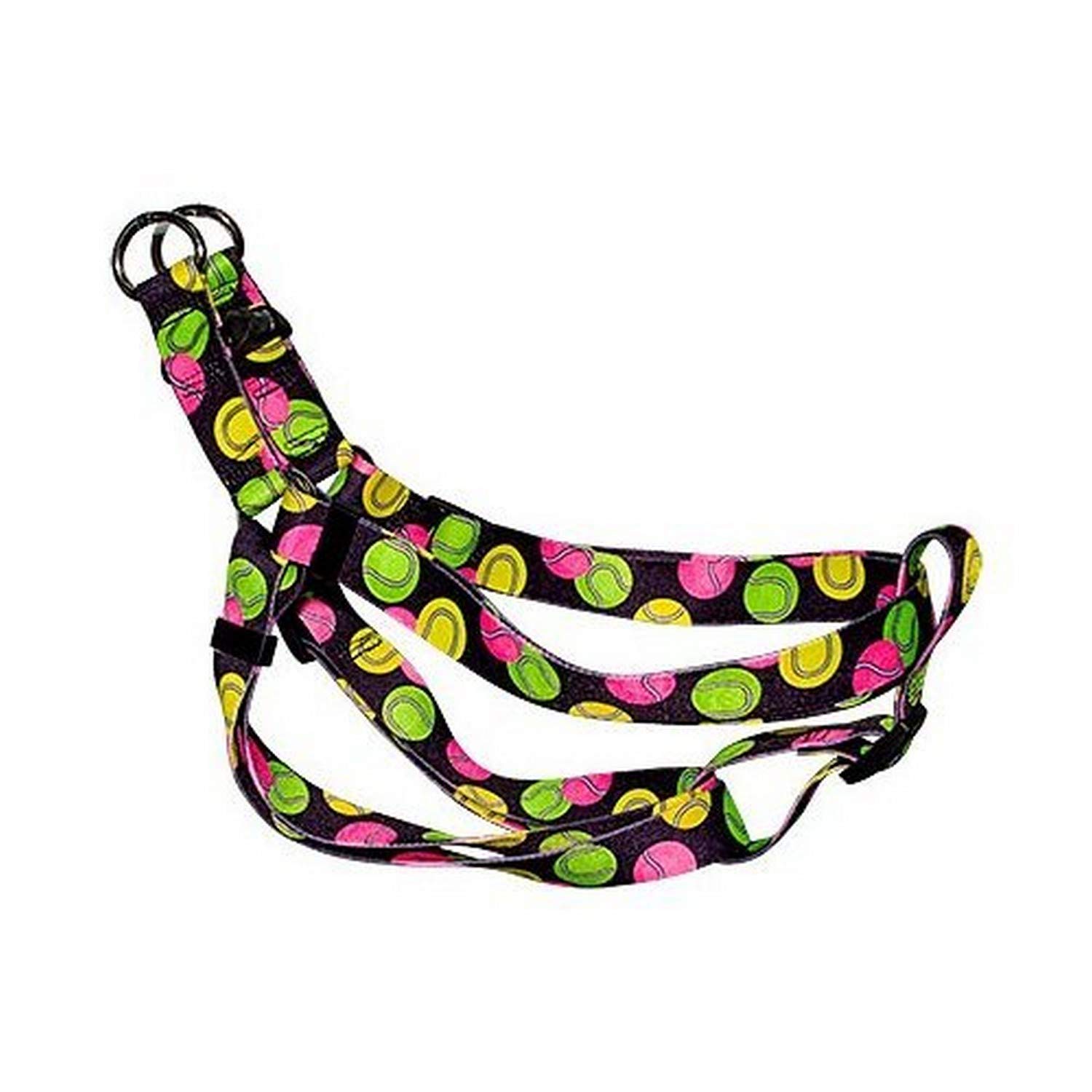 Yellow Dog Design Step-In Dog Harness for Small Dogs - X-Small Size, B's Balls Pattern | Perfect for Walking, Training & Outdoor Adventures