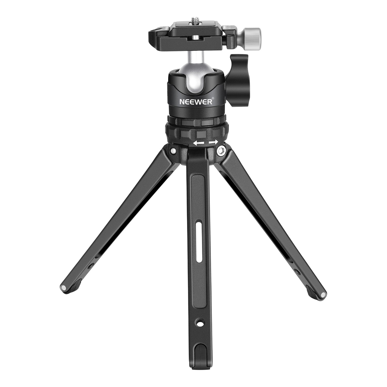 NEEWER Metal Portable Desktop Mini Tripod Stand for Camera, Phone, and Webcam - Perfect for Vlogging, Live Streaming, and Photography