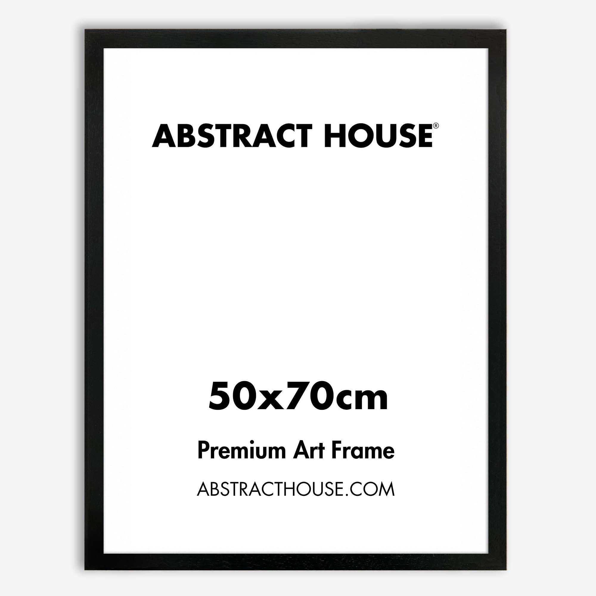50 x 70 cm Wooden Picture Frame - Premium Solid Wood Photo Frame for Wall Art, Home Decor & Office Display - Perfect for Family Photos, Artwork & Certificates
